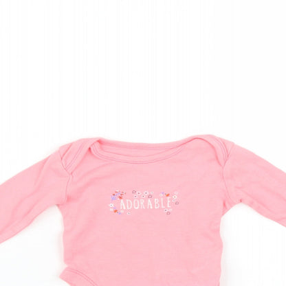 George Baby Pink   Babygrow One-Piece Size 3-6 Months