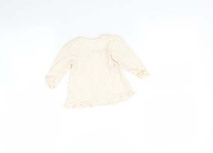 George Baby Beige   Basic T-Shirt Size 3-6 Months