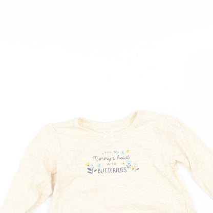 George Baby Beige   Basic T-Shirt Size 3-6 Months
