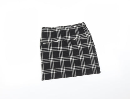 Miss Girls Grey Check  A-Line Skirt Size 12 Years