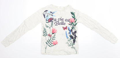 Womens UK Size  H&M White Pullover Jumper