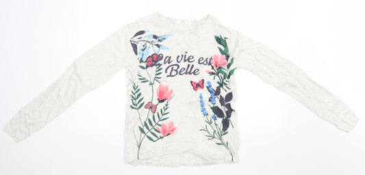 Womens UK Size  H&M White Pullover Jumper
