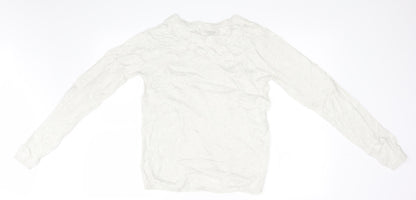 Womens UK Size  H&M White Pullover Jumper