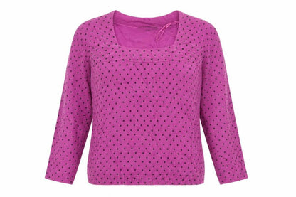 Womens UK Size L Touch Pink Pullover Jumper