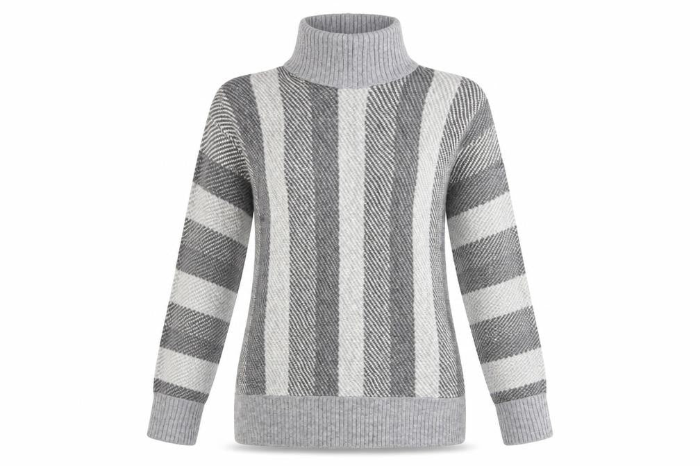Womens UK Size M Papaya Grey Pullover Jumper