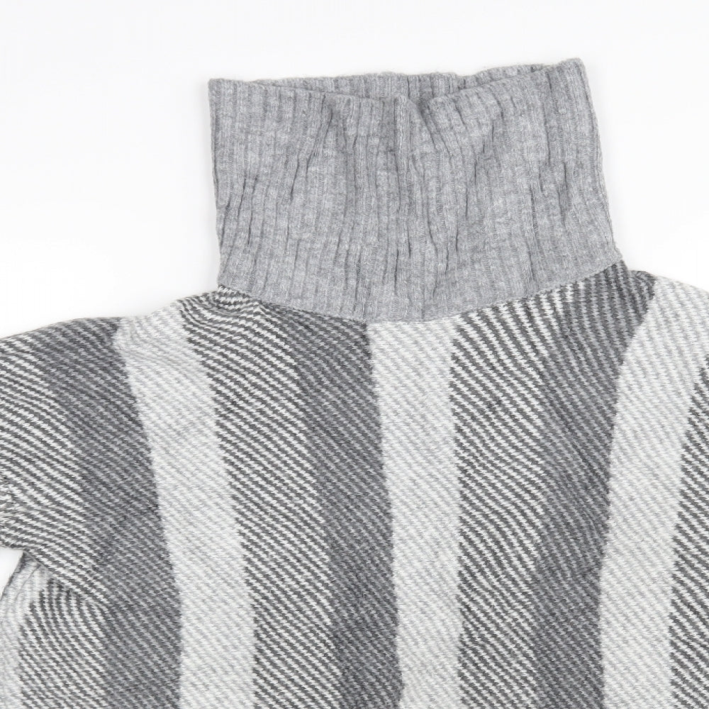 Womens UK Size M Papaya Grey Pullover Jumper