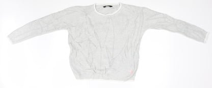 Womens UK Size 12 Dorothy Perkins Grey Pullover Jumper
