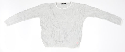 Womens UK Size 12 Dorothy Perkins Grey Pullover Jumper