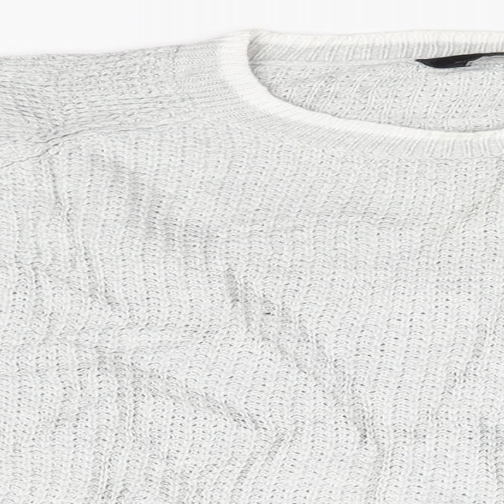 Womens UK Size 12 Dorothy Perkins Grey Pullover Jumper