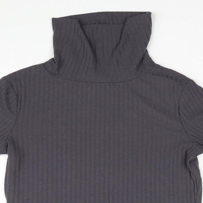 Womens UK Size 10 New Look Grey Pullover Jumper