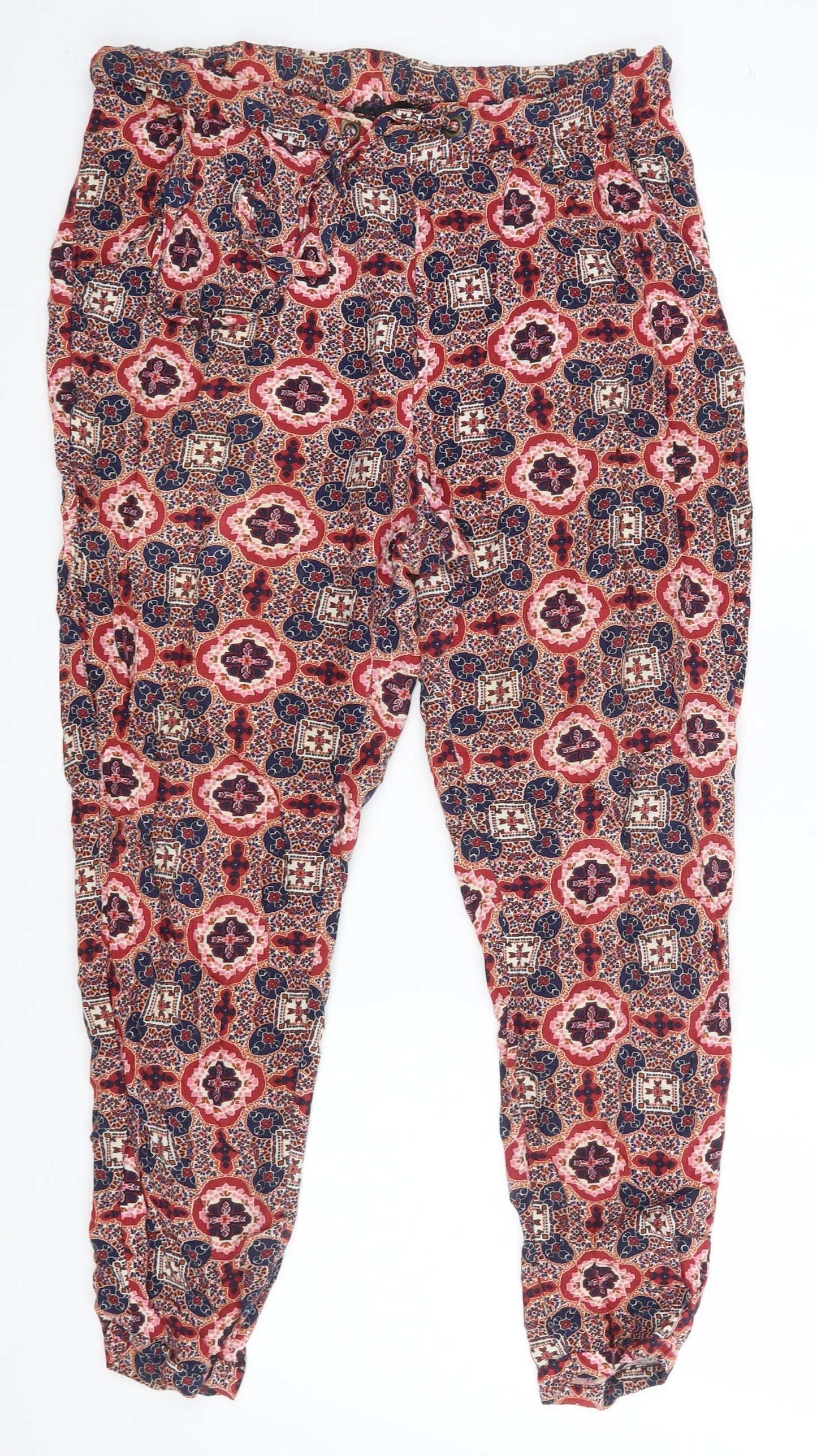 Womens UK Size 8 Atmosphere Regular Fit  Multicoloured Trousers