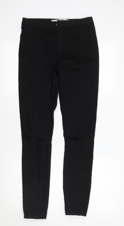 Denim & Co. Womens Black   Skinny Jeans Size 12 L29 in