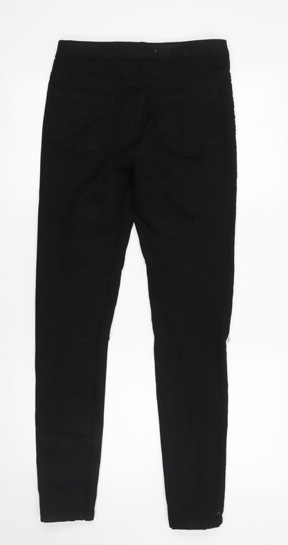 Denim & Co. Womens Black   Skinny Jeans Size 12 L29 in