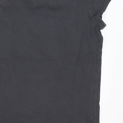 H&M Girls Grey   Basic T-Shirt Size 9-10 Years