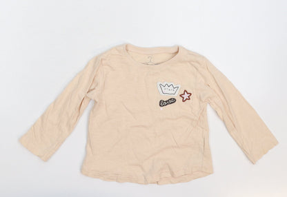 NEXT Baby Beige   Basic T-Shirt Size 12-18 Months
