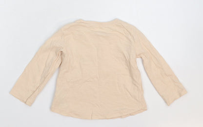 NEXT Baby Beige   Basic T-Shirt Size 12-18 Months
