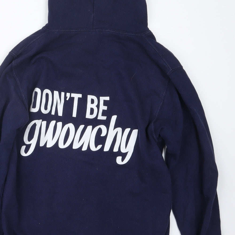 Awdis Womens Blue   Pullover Hoodie Size S
