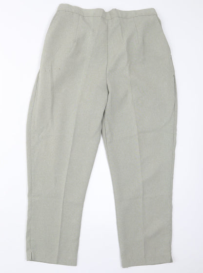 Womens UK Size 29 in Preworn Regular Fit  Green Trousers