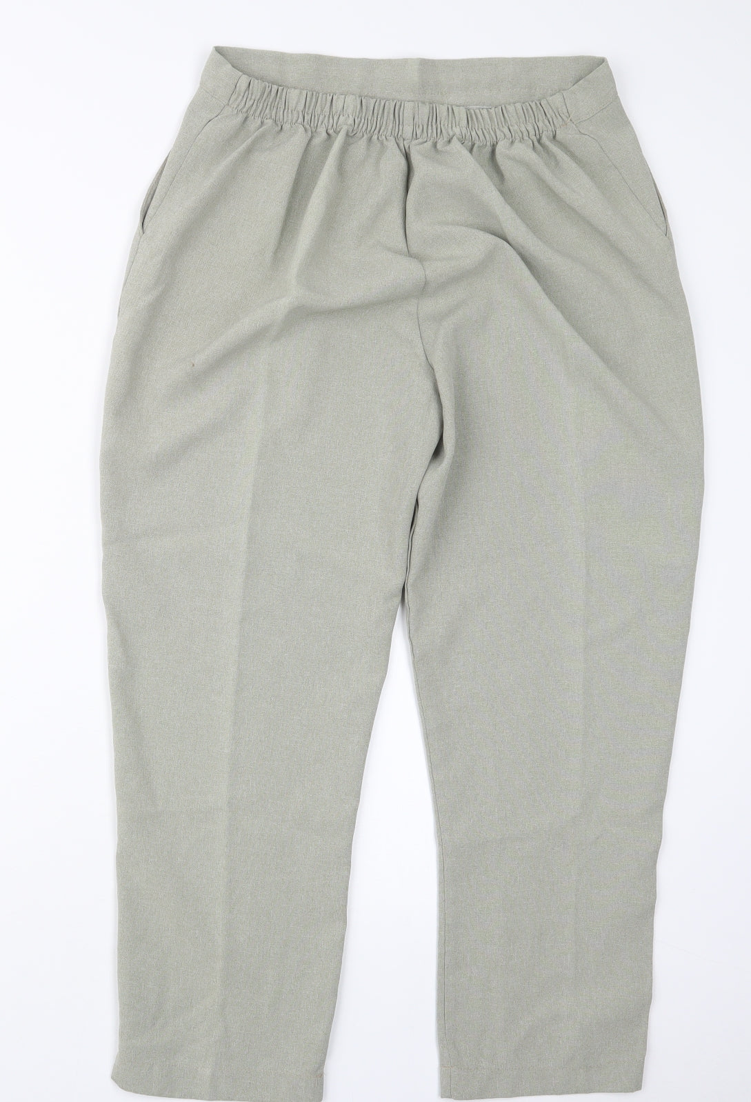 Womens UK Size 29 in Preworn Regular Fit  Green Trousers