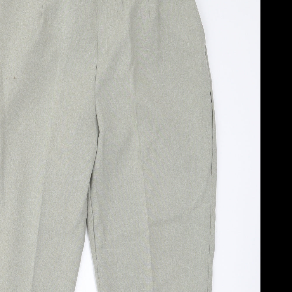 Womens UK Size 29 in Preworn Regular Fit  Green Trousers