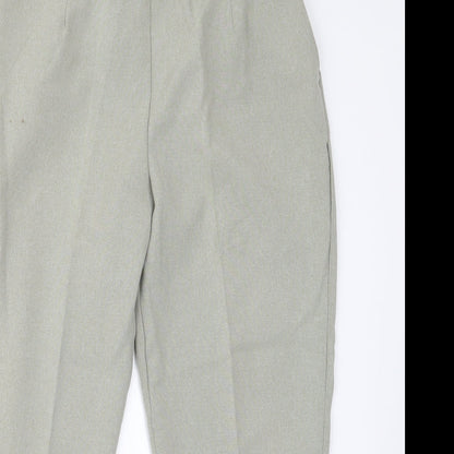 Womens UK Size 29 in Preworn Regular Fit  Green Trousers