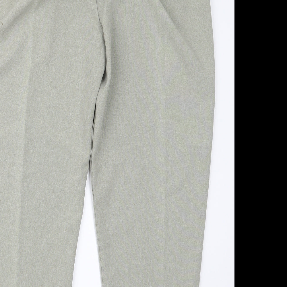 Womens UK Size 29 in Preworn Regular Fit  Green Trousers
