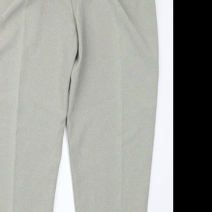 Womens UK Size 29 in Preworn Regular Fit  Green Trousers