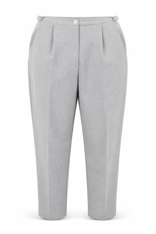 Womens UK Size 12 Damart Regular Fit  Grey Trousers
