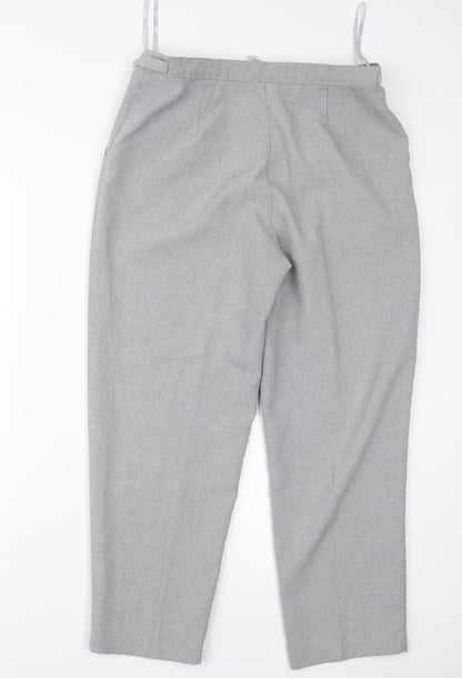 Womens UK Size 12 Damart Regular Fit  Grey Trousers