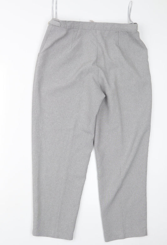 Womens UK Size 12 Damart Regular Fit  Grey Trousers