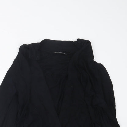 Womens UK Size 10 Warehouse Black Basic Blouse