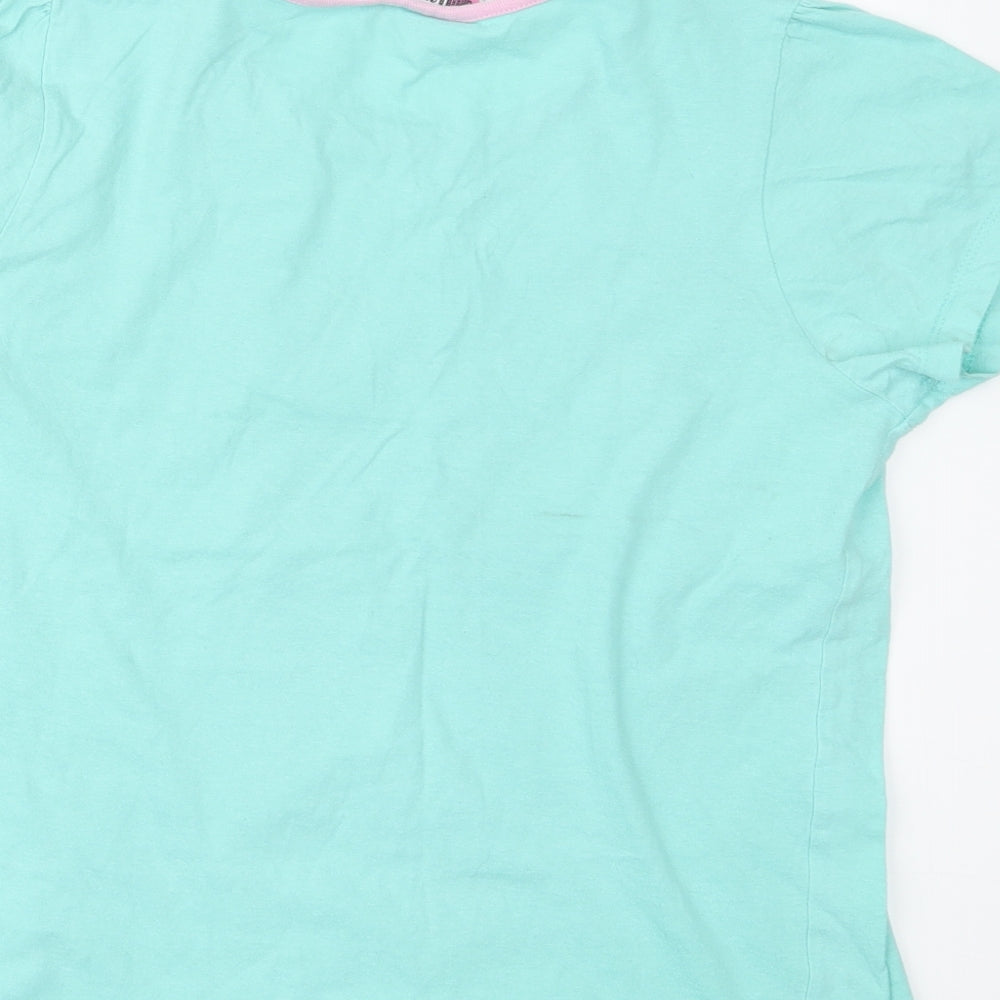 hullabaloo Girls Green Geometric  Top Pyjama Top Size 13-14 Years
