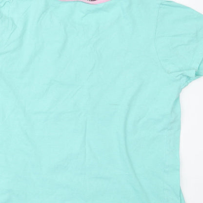 hullabaloo Girls Green Geometric  Top Pyjama Top Size 13-14 Years