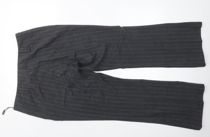 BM Womens Grey   Trousers  Size 14 L28 in