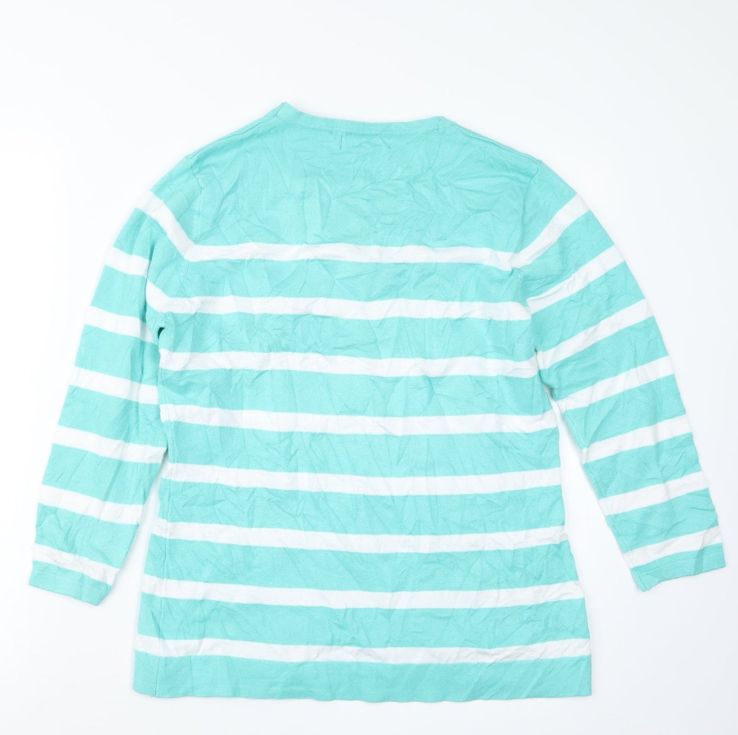 Womens UK Size M Just Elegance Green Pullover Jumper