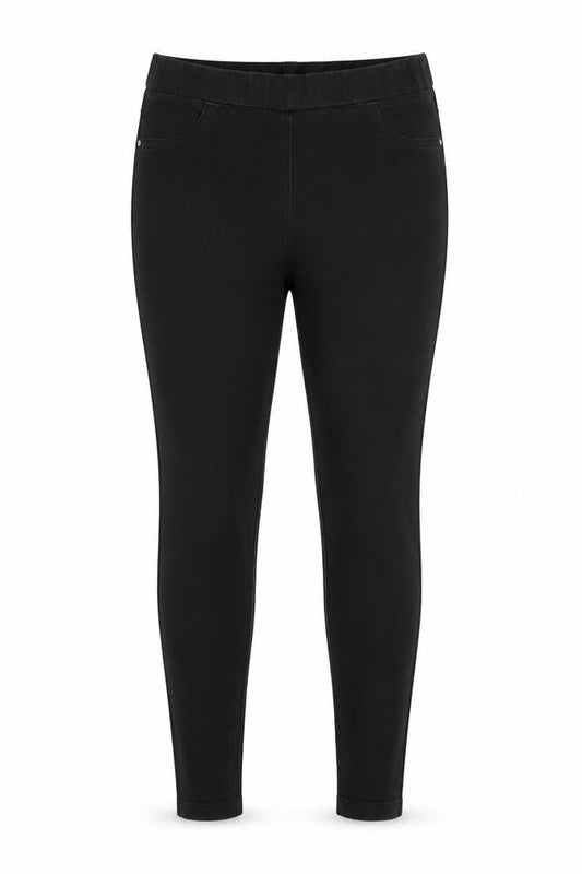 Tu Womens Black  Denim Tapered Jeans Size 12 L28 in