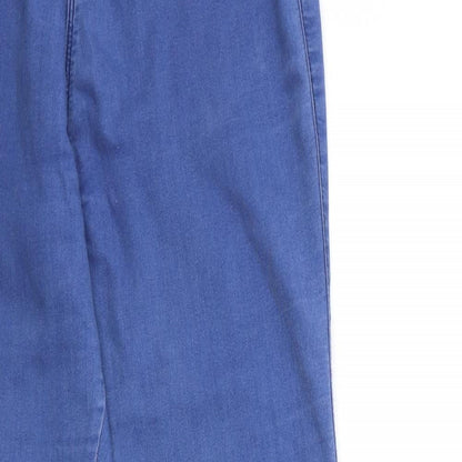 Denim & Co. Womens Blue  Denim Skinny Jeans Size 14 L29 in