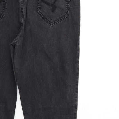 PEOPLE Womens Black  Denim Skinny Jeans Size 8 L25 in