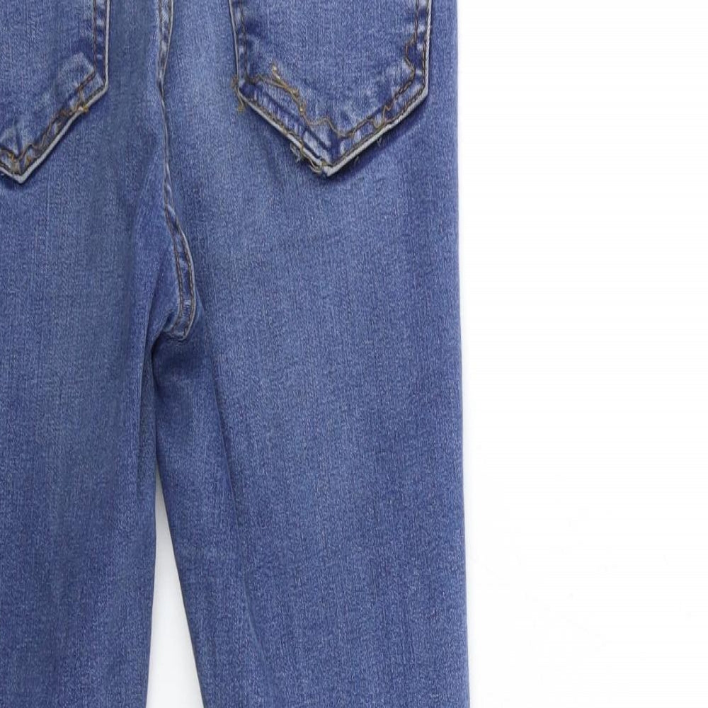 Topshop Womens Blue  Denim Skinny Jeans Size 28 in L27 in
