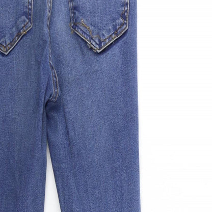 Topshop Womens Blue  Denim Skinny Jeans Size 28 in L27 in