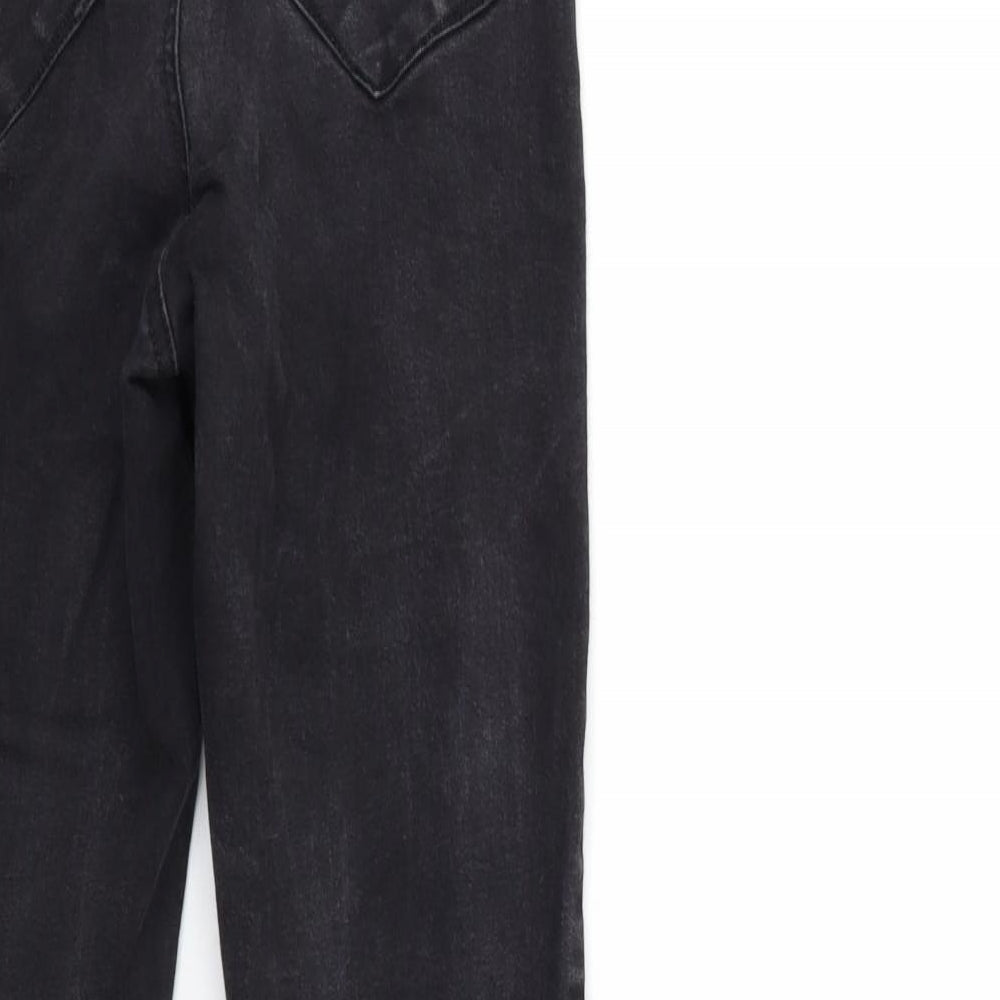 Denim & Co. Womens Grey  Denim Skinny Jeans Size 12 L29 in