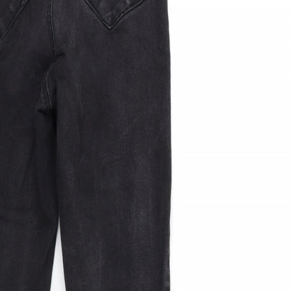 Denim & Co. Womens Grey  Denim Skinny Jeans Size 12 L29 in