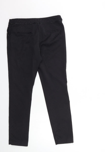 Womens UK Size 10 Papaya Regular Fit  Black Trousers