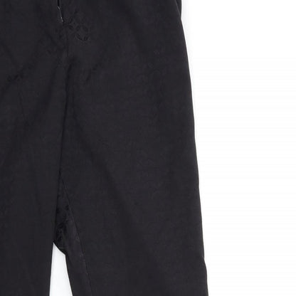 Womens UK Size 10 Papaya Regular Fit  Black Trousers