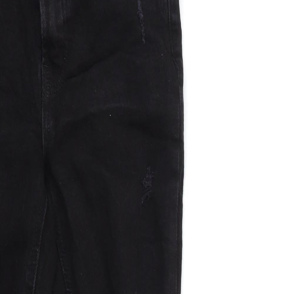 Denim & Co. Womens Black  Denim Skinny Jeans Size 10 L27 in