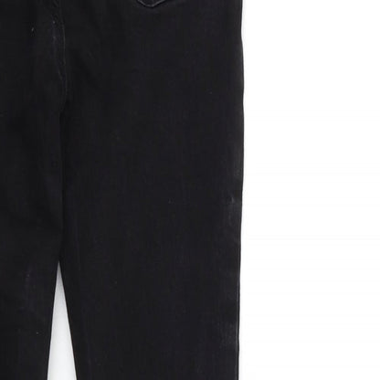 Denim & Co. Womens Black  Denim Skinny Jeans Size 10 L27 in