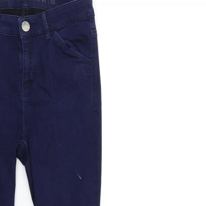 Oasis Womens Black  Denim Skinny Jeans Size 10 L23 in