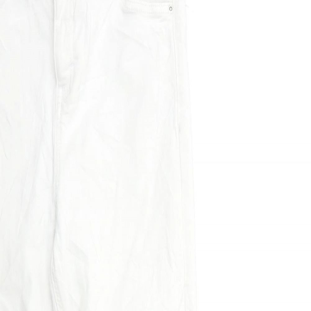 Topshop Womens White  Denim Skinny Jeans Size 30 in L32 in