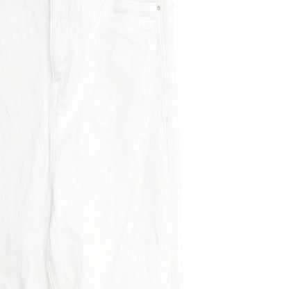 Topshop Womens White  Denim Skinny Jeans Size 30 in L32 in