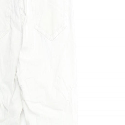 Topshop Womens White  Denim Skinny Jeans Size 30 in L32 in
